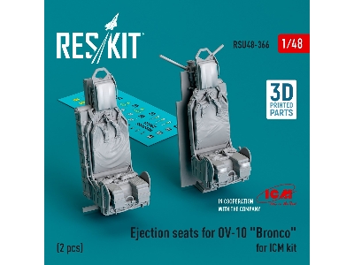 Ejection Seats For Ov-10 'bronco' (2pcs) For Icm Kit (3d Printed) - zdjęcie 1