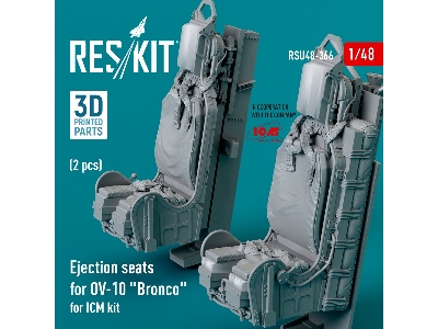 Ejection Seats For Ov-10 'bronco' (2pcs) For Icm Kit (3d Printed) - zdjęcie 2