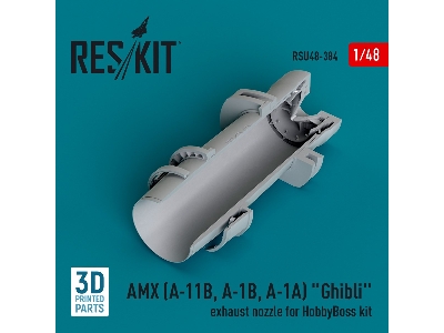 Amx (A-11b, A-1b, A-1a) 'ghibli' Exhaust Nozzle For Hobbyboss Kit (3d Printed) - zdjęcie 1