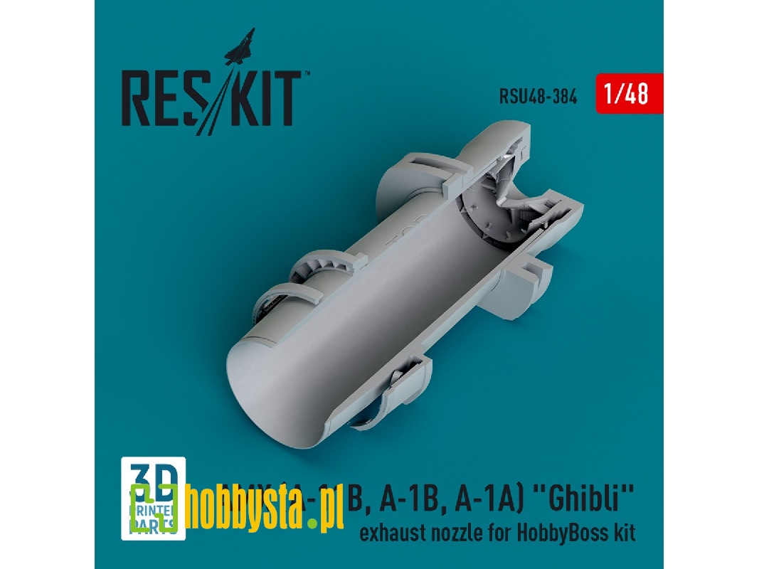 Amx (A-11b, A-1b, A-1a) 'ghibli' Exhaust Nozzle For Hobbyboss Kit (3d Printed) - zdjęcie 1 Amx (A-11b, A-1b, A-1a) 'ghibli' Exhaust Nozzle For Hobbyboss Kit (3d Printed) - zdjęcie 1
