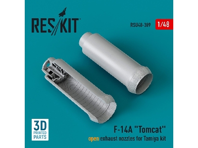 F-14a 'tomcat' Open Exhaust Nozzles For Tamiya Kit (3d Printed) - zdjęcie 1