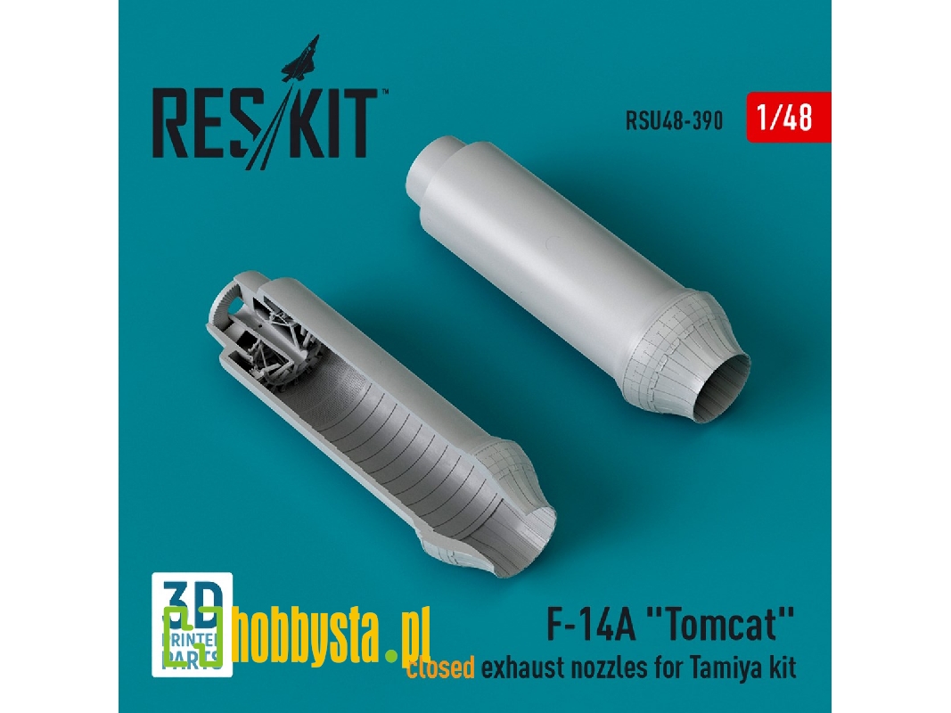 F-14a 'tomcat' Closed Exhaust Nozzles For Tamiya Kit (3d Printed) - zdjęcie 1