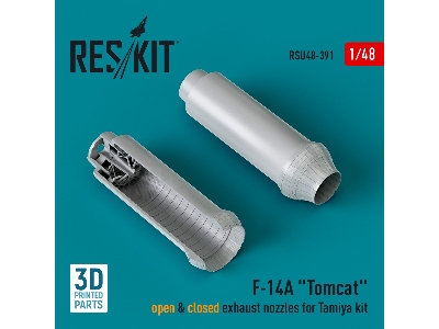 F-14a 'tomcat' Open And Closed Exhaust Nozzles For Tamiya Kit (3d Printed) - zdjęcie 1