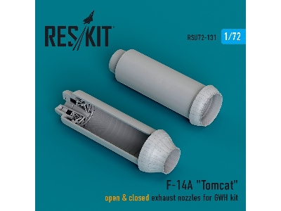 F-14a 'tomcat' Open And Closed Exhaust Nozzles For Gwh Kit (3d Printed) - zdjęcie 1