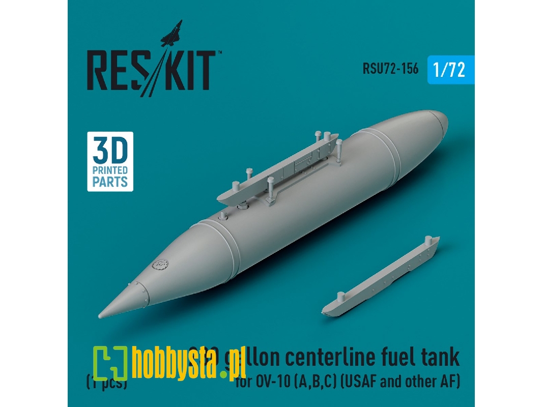 230 Gallon Centerline Fuel Tank For Ov-10 (A, B, C) (Usaf And Other Af) (1pc) (3d Printed) - zdjęcie 1 230 Gallon Centerline Fuel Tank For Ov-10 (A, B, C) (Usaf And Other Af) (1pc) (3d Printed) - zdjęcie 1