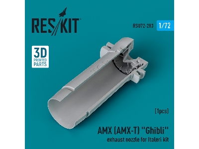 Amx (Amx-t) 'ghibli' Exhaust Nozzle For Italeri Kit (3d Printed) - zdjęcie 1