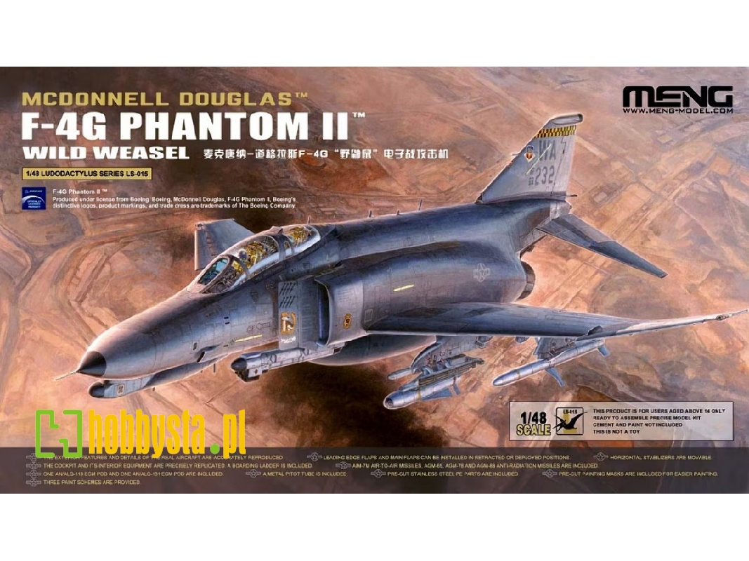 Mcdonnell Douglas F-4 G Phantom Ii Wild Weasel - zdjęcie 1 Mcdonnell Douglas F-4 G Phantom Ii Wild Weasel - zdjęcie 1