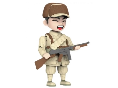 Chinese People's Liberation Army Soldier - Cartoon Model - zdjęcie 4