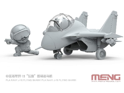 Pla Navy J-15 Flying Shark Carrier-based Fighter (Cartoon Model) - zdjęcie 4