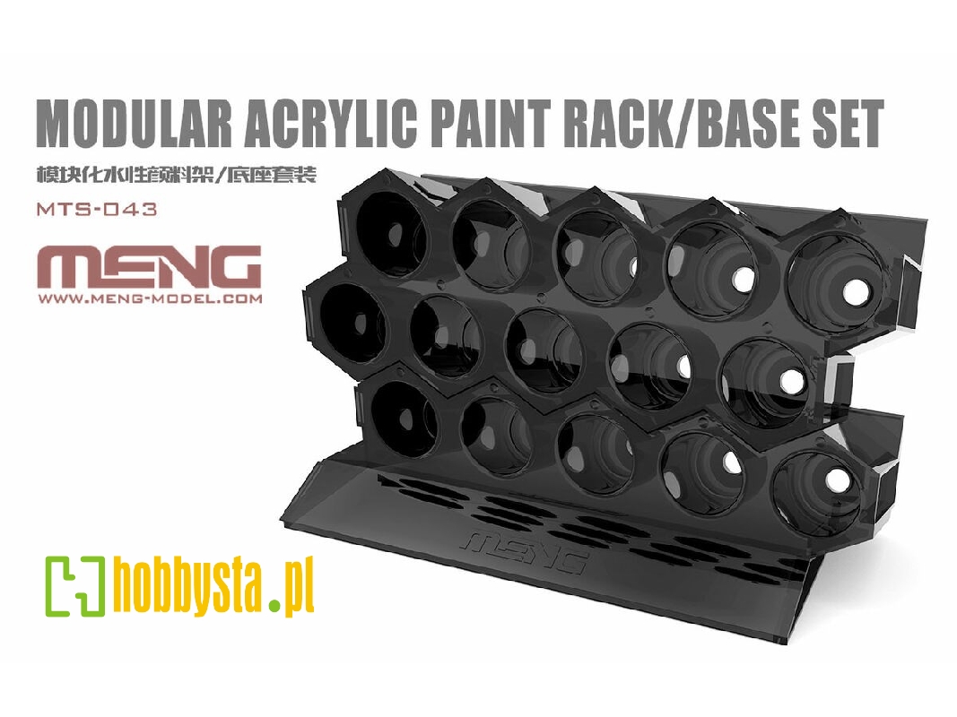 Modular Acrylic Paint Rack/Base Set - zdjęcie 1 Modular Acrylic Paint Rack/Base Set - zdjęcie 1