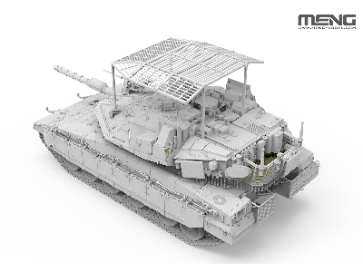 Merkava Mk.4m With Roof-mounted Slat Armor (Israel Main Battle Tank) - zdjęcie 3