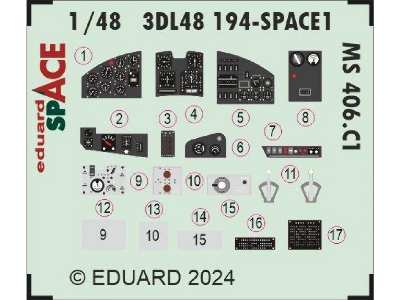 MS 406. C1 SPACE 1/48 - DORA WINGS - zdjęcie 2