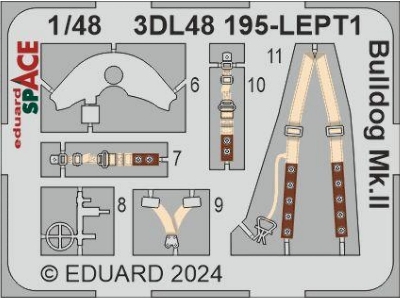 Bulldog Mk. II SPACE 1/48 - AIRFIX - zdjęcie 1