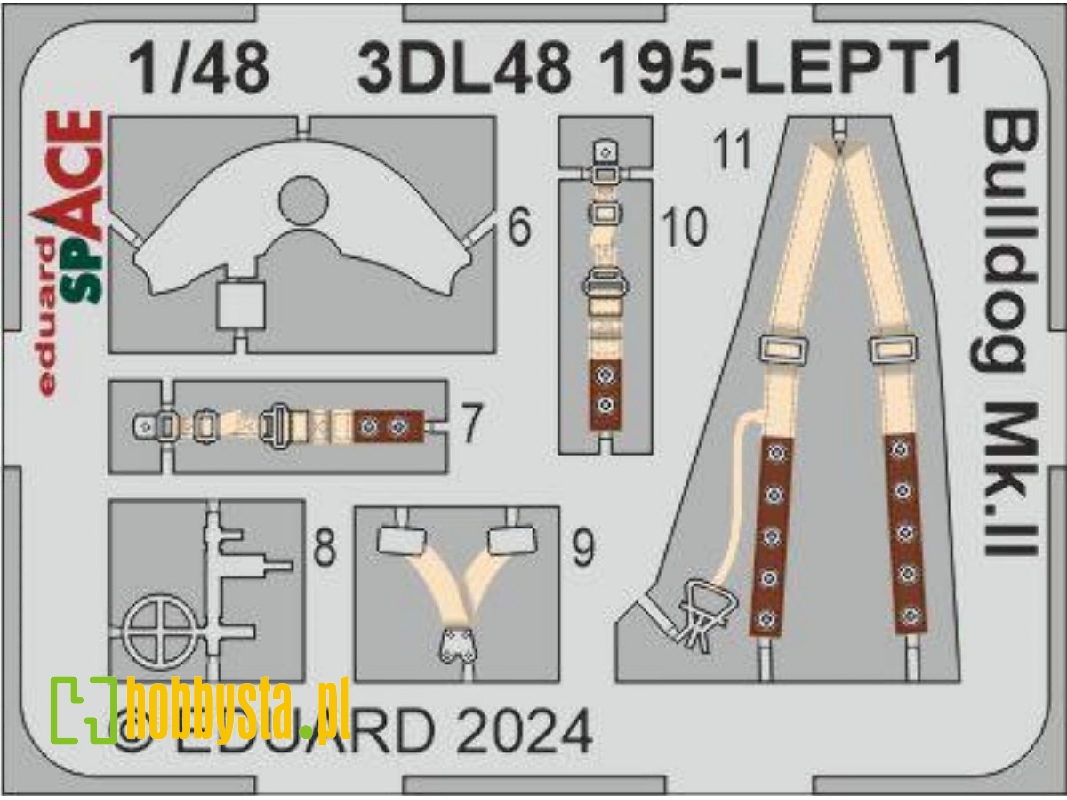 Bulldog Mk. II SPACE 1/48 - AIRFIX - zdjęcie 1
