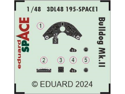 Bulldog Mk. II SPACE 1/48 - AIRFIX - zdjęcie 2