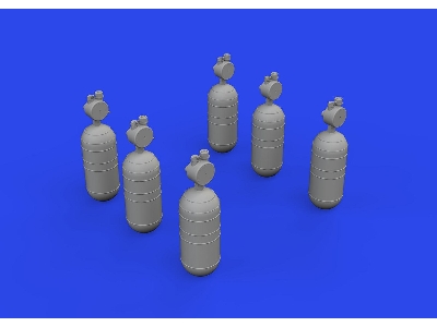 WWII USAAF oxygen cylinder A-6 PRINT 1/32 - zdjęcie 2