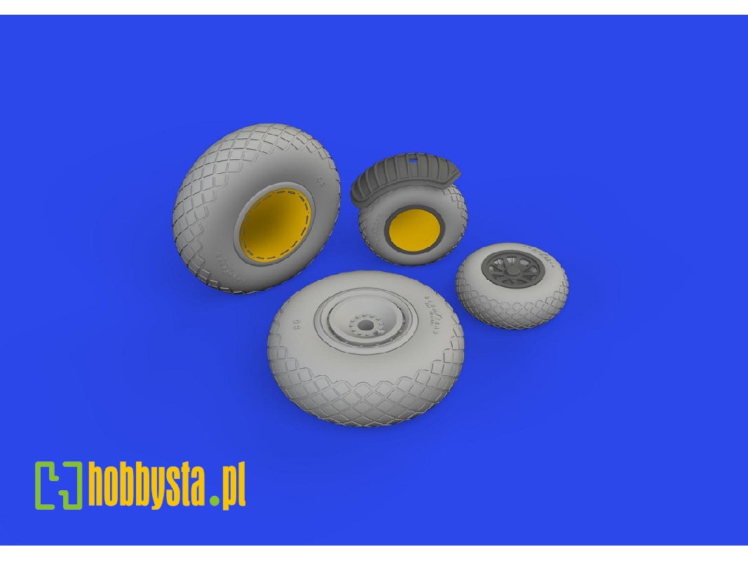 B-24J wheels 1/48 - HOBBY BOSS - zdjęcie 1 B-24J wheels 1/48 - HOBBY BOSS - zdjęcie 1