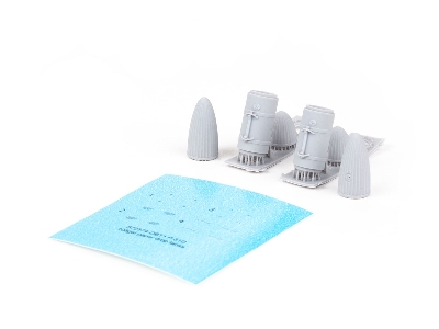 P-51D 108gal paper drop tanks PRINT 1/72 - EDUARD - zdjęcie 4