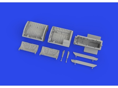 MiG-21 wheel bays PRINT 1/72 - EDUARD - zdjęcie 1