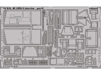  Bf 109E-3 interior S. A. 1/32 - Trumpeter - blaszki - zdjęcie 3