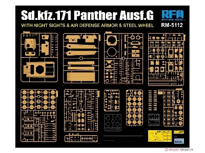 Sd.Kfz.171 Panther Ausf.G z notowizorem i dodatkowym opancerzeniem - zdjęcie 2