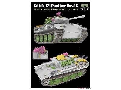 Sd.Kfz.171 Panther Ausf.G z notowizorem i dodatkowym opancerzeniem - zdjęcie 3