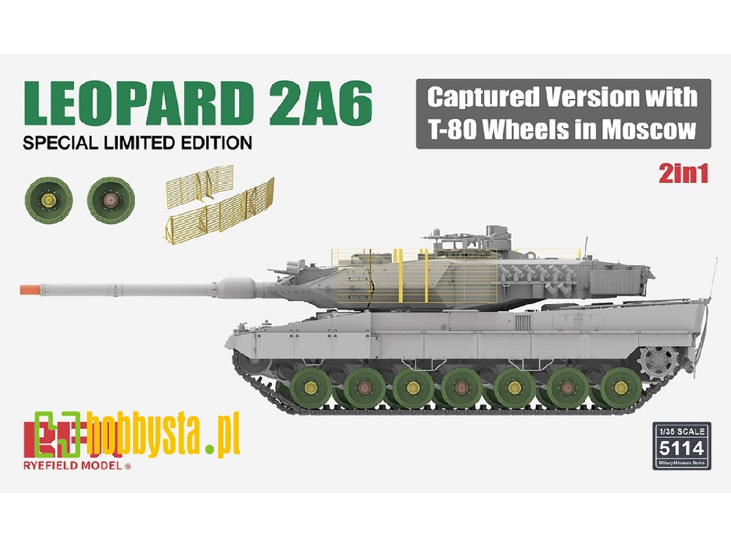 Leopard 2A6 zdobyty przez rosjan - wersja limitowana - zdjęcie 1 Leopard 2A6 zdobyty przez rosjan - wersja limitowana - zdjęcie 1
