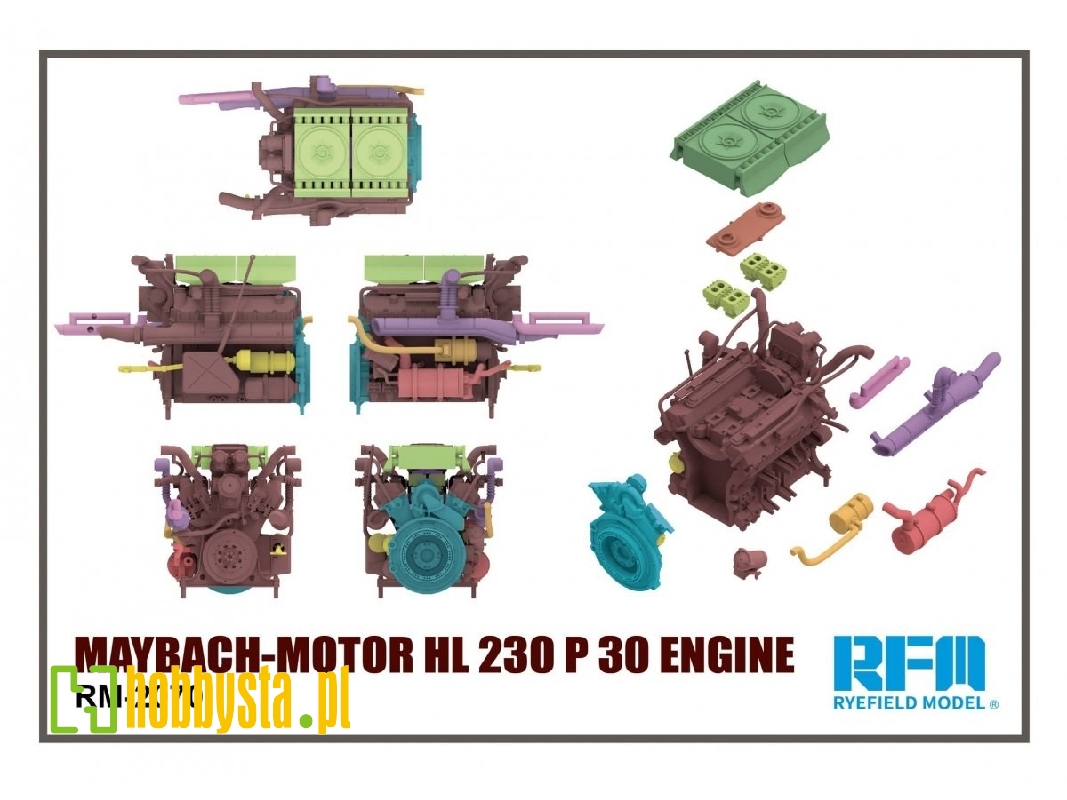 Silnik MAYBACH HL 230 P 30 - zdjęcie 1 Silnik MAYBACH HL 230 P 30 - zdjęcie 1