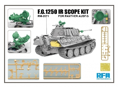 Niemiecki noktowizor F.G.1250 do Pantery Ausf.G - zdjęcie 1