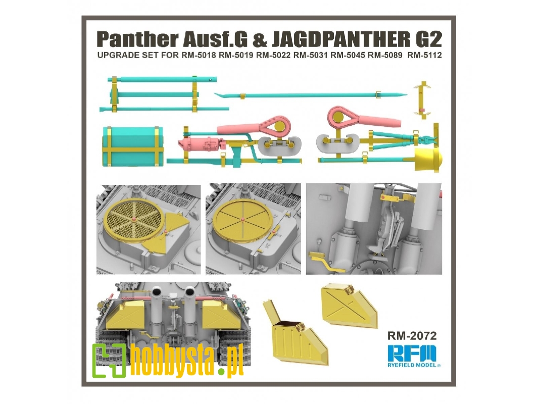 Dodatki do Panther Ausf.G - zdjęcie 1 Dodatki do Panther Ausf.G - zdjęcie 1
