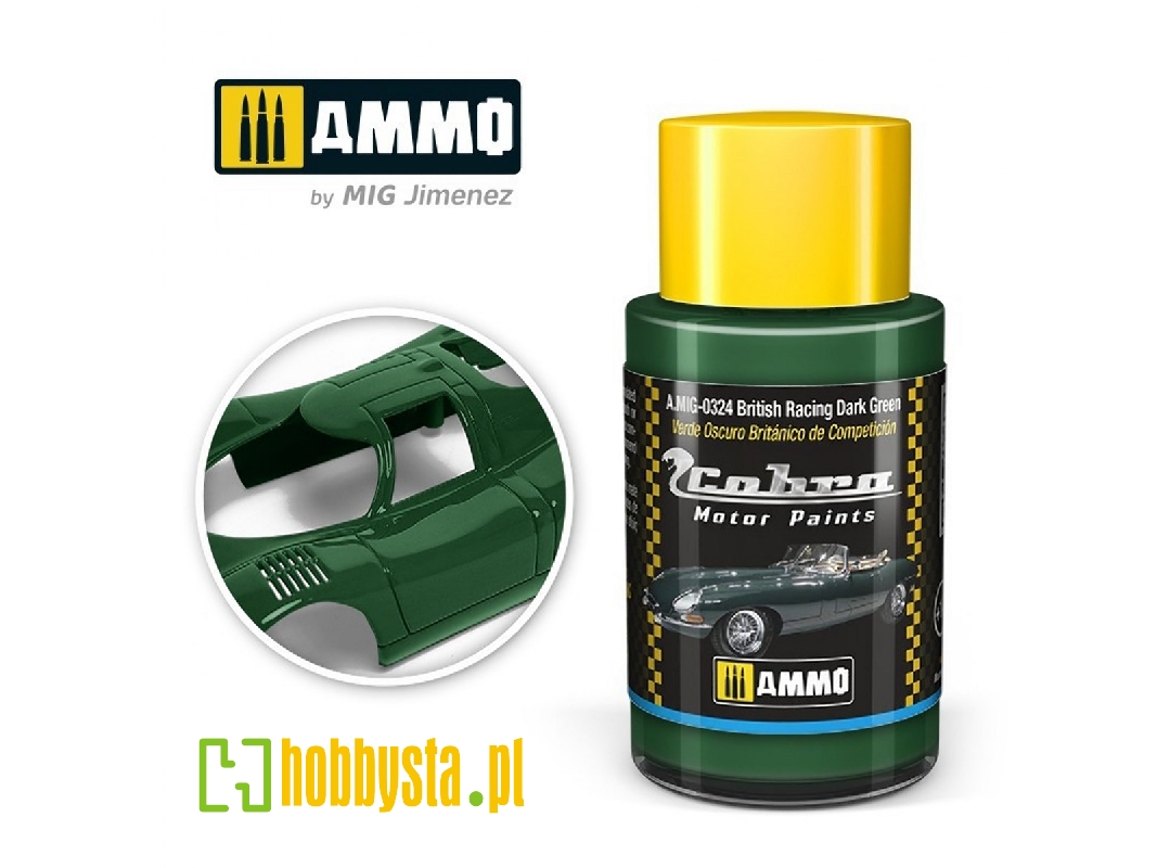 A.Mig-0324 Cobra Motor British Racing Dark Green - zdjęcie 1 A.Mig-0324 Cobra Motor British Racing Dark Green - zdjęcie 1