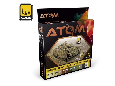 German Wwii Tank Atom Colors   - zdjęcie 1