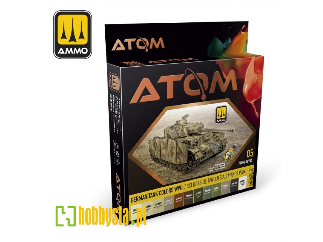 German Wwii Tank Atom Colors   - zdjęcie 1