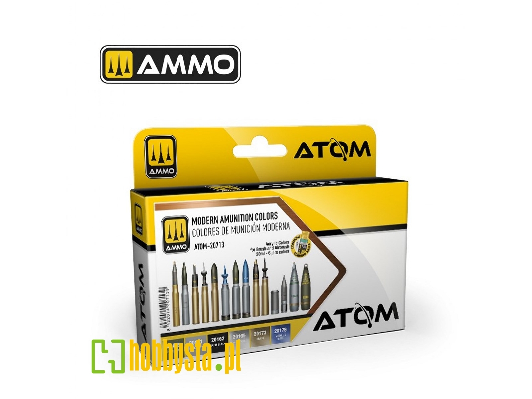 Atom-20713 Modern Amunition Colors Set - zdjęcie 1 Atom-20713 Modern Amunition Colors Set - zdjęcie 1