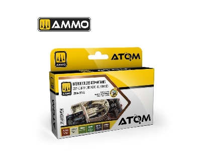 Atom-20722 Interior Colors German Tanks Set - zdjęcie 1