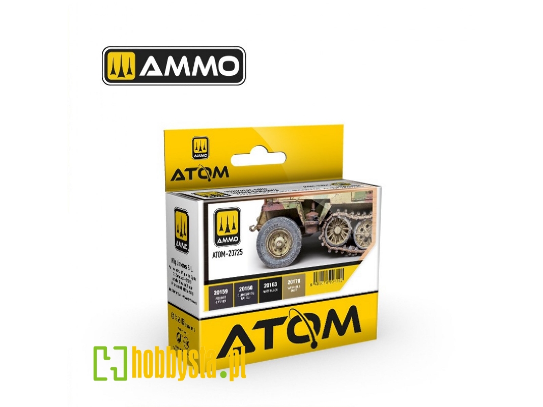 Atom-20725 Rubber And Tires Colors Set - zdjęcie 1 Atom-20725 Rubber And Tires Colors Set - zdjęcie 1