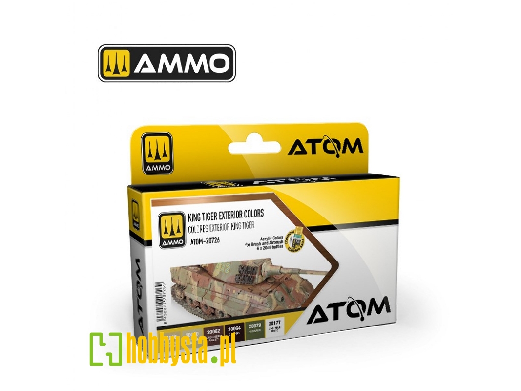 Atom-20726 King Tiger Exterior Colors Set - zdjęcie 1