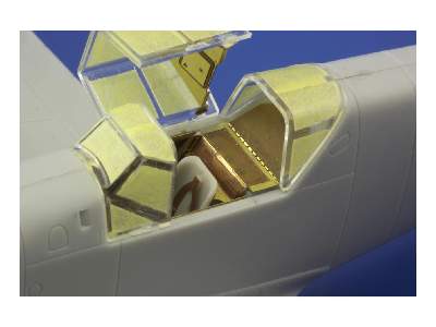  Bf 109E-3 interior S. A. 1/48 - Airfix - blaszki - zdjęcie 3