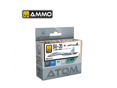 Atom-20902 Su-35 Flanker-e Colors Set (Also For Su-27 And Su-34) - zdjęcie 1