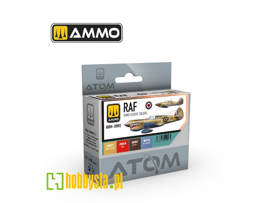 Atom-20903 Raf Wwii Desert Colors Set - zdjęcie 1