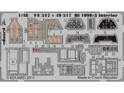  Bf 109E-3 S. A. 1/48 - Airfix - blaszki - zdjęcie 2