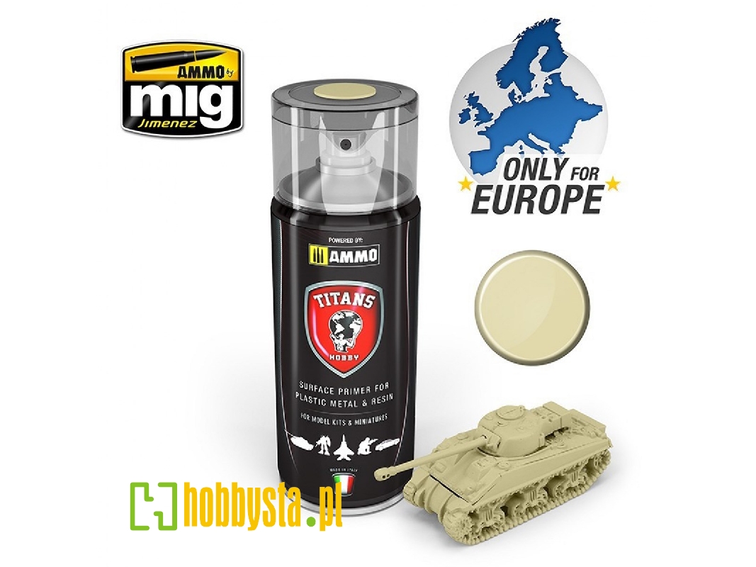 A.Mig Tth116 Bone White Matt Primer Spray (Titans Hobby) - zdjęcie 1 A.Mig Tth116 Bone White Matt Primer Spray (Titans Hobby) - zdjęcie 1