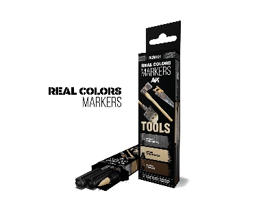 Rcm101 Tools - Set 3 Real Colors Markers - zdjęcie 1