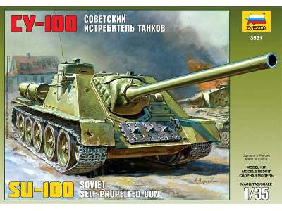 SU-100 Soviet self-propelled gun - zdjęcie 1