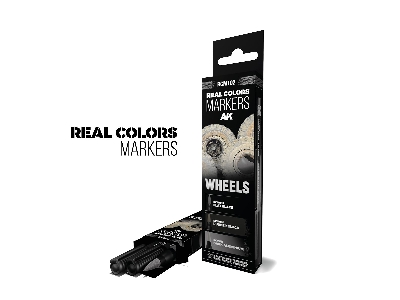 Rcm102 Wheels - Set 3 Real Colors Markers - zdjęcie 1