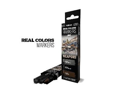 Rcm103 Weapons - Set 3 Real Colors Markers - zdjęcie 1