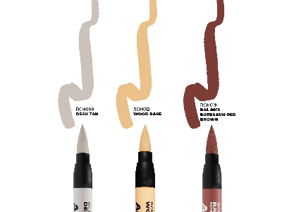 Rcm104 Ships & Decks - Set 3 Real Colors Markers - zdjęcie 2