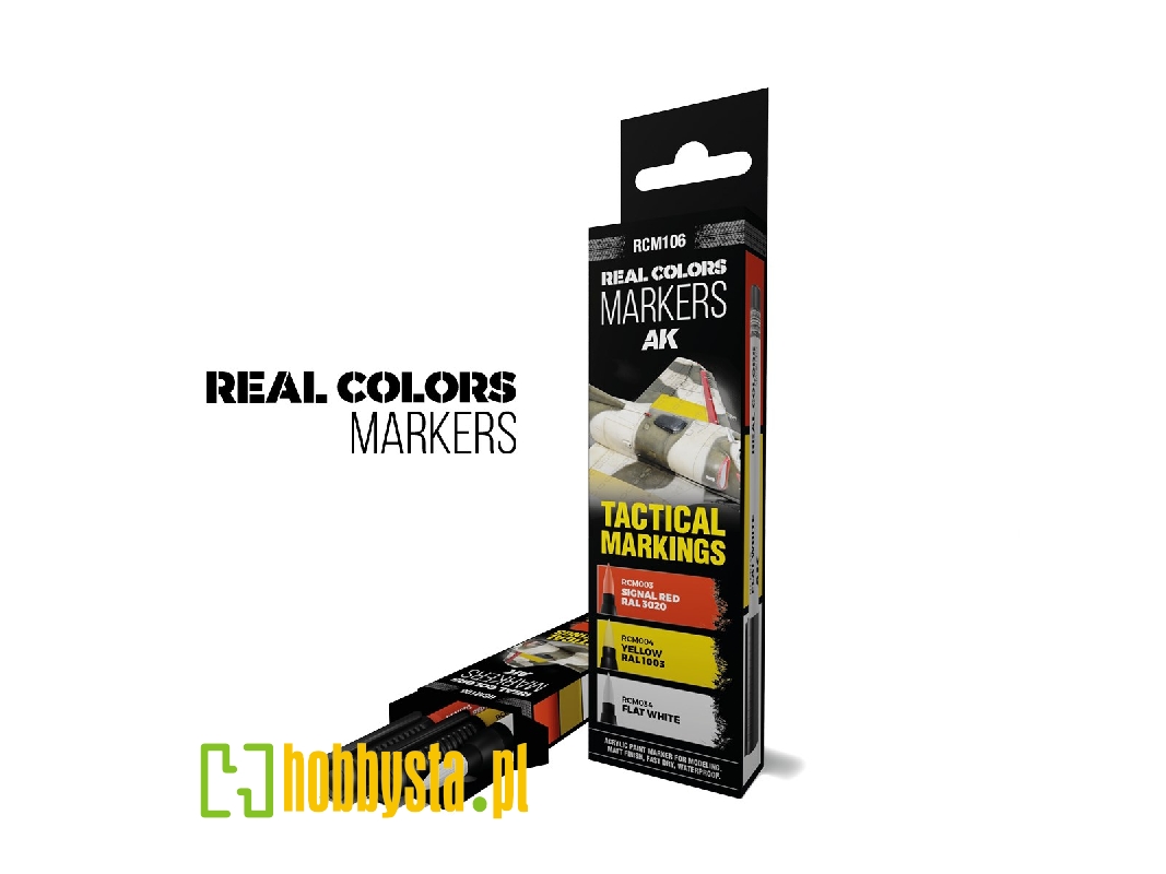 Rcm106 Tactical Markings - Set 3 Real Colors Markers - zdjęcie 1 Rcm106 Tactical Markings - Set 3 Real Colors Markers - zdjęcie 1