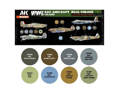 Rcs107 Raf Wwii Aircraft Colors Set - zdjęcie 2