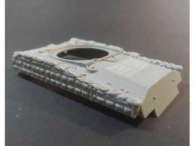 Sherman M4a3 Vvss Hull With A Frame With Sandbags Armor - zdjęcie 3